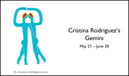 Cristina Rodriguez's Gemini May