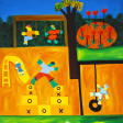 Cristina Rodriguez's Painting - The Playground - 2001