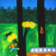 Cristina Rodriguez's Painting - The Park - 2001