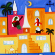 Cristina Rodriguez's Painting - Serenata en Calvi - 2002