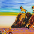 Cristina Rodriguez's Painting - Timo and the Baboons Waiting For Us - 2003