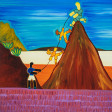 Cristina Rodriguez's Painting - The Reward After the Hazardous Climb - 2003