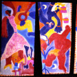 Cristina Rodriguez's Painting - Dancing On the Sky - 1991