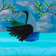 Cristina Rodriguez's Painting - The Swan - 1997