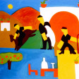 Cristina Rodriguez's Painting - Those Wonderful Men - 1998