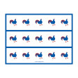 Cristina Rodriguez Design - Chickens in White and Blue