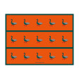 Cristina Rodriguez Design - Ducks in Orange and Green