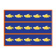 Cristina Rodriguez Design - Fish in Blue and Orange