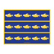 Cristina Rodriguez Design - Fish in Blue and Yellow