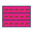 Cristina Rodriguez Design - Snails in Pink and Green