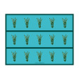 Cristina Rodriguez Design - Asparagus in Blue and Green