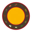 Cristina Rodriguez Design - Chinese Horoscope in Brown and Yellow