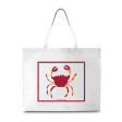 Crab in White and Red