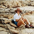 Cristina Rodriguez in 2003 at Namib Naukluft National Park, Namibia