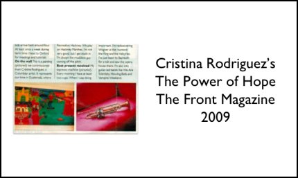 Cristina Rodriguez's The Power of Hope The Front Magazine 2009