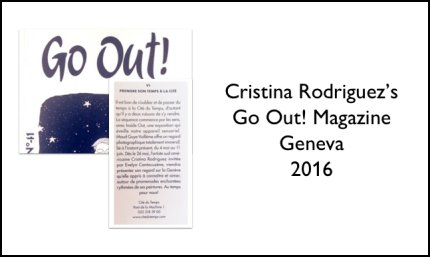 Cristina Rodriguez's Go out Magazine Geneva 2016