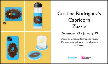 Cristina Rodriguez's Capricorn Zazzle