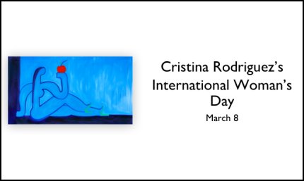 Cristina Rodriguez's International Woman's Day