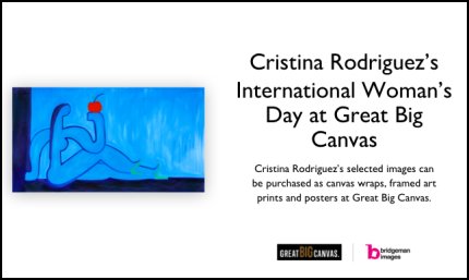 Cristina Rodriguez's International Woman's Day at Great Big Canvas