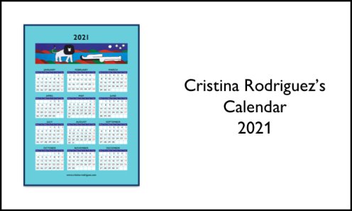 Cristina Rodriguez's Calender 2021
