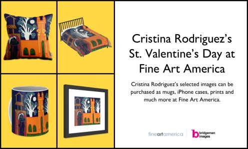 Cristina Rodriguez's St. Valentine's Day at Fine Art America